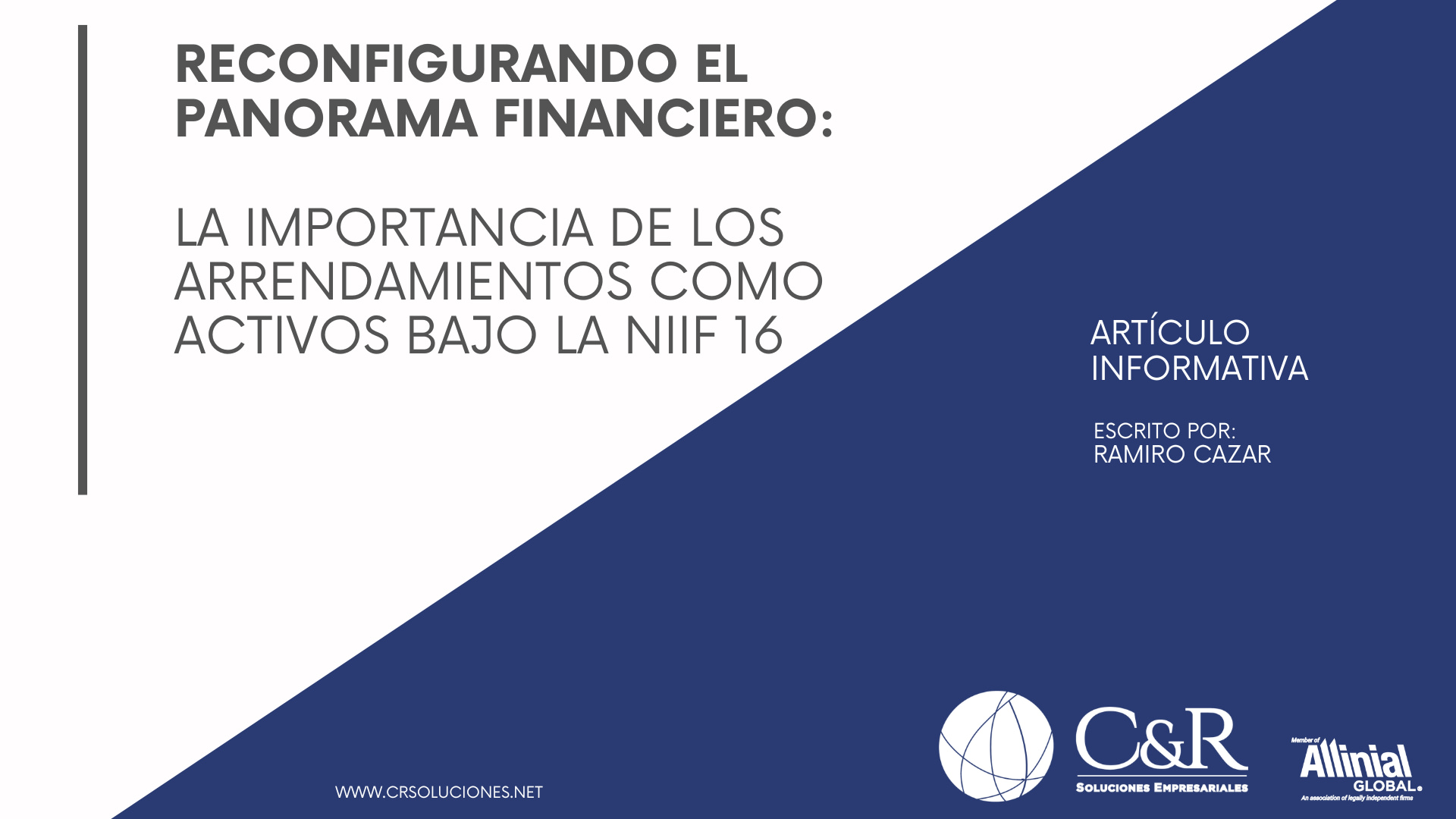 Niff 16 Y Su Importancia En Los Arrendamientos 8702